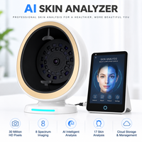 Machine d'analyse cutanée avancée à IA avec caméra 30 millions de pixels, imagerie 8 spectres et scanner facial avec système de rapports