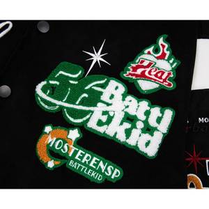 Veste de Baseball en Chenille pour hommes, avec Patch de broderie, personnalisé, avec lettres, OEM, vente en gros - Product Image 5