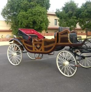 Open Victoria Horse Carriage Buggy Hollywood Style Horse Carriage para la venta Hermosa boda victoriana Caballos Buggy Fabricante - Product Image 5