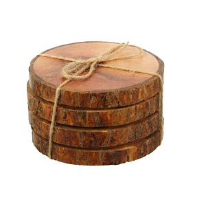 Dessous de verre en bois brun design moderne utilisation en gros chambre d'hôtel restaurant bureau nouvelle collection sous-verres vente chaude fabriqué en Inde - Product Image 6