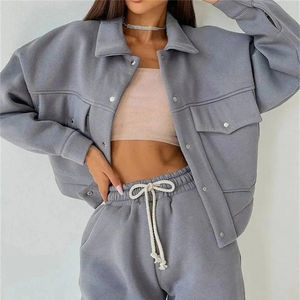 Sudadera con Capucha Lisa para Mujer, Cuello Redondo, con Bolsillos, Estilo Casual, Cómoda para Uso Diario - Product Image 6