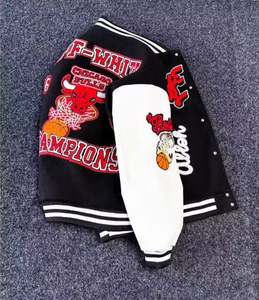 Veste de baseball pour homme MianDi, nouveau style, veste universitaire, col montant, imperméable, tendance de la mode, manteaux en toile, vente en gros - Product Image 4