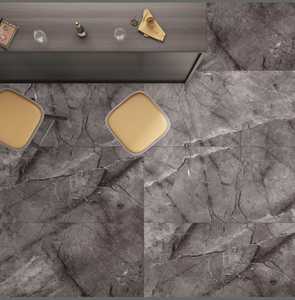 กระเบื้องปูพื้นและผนังเซรามิกพอร์ซเลนลายหินอ่อนขัดเงาสีดำ Keda ดีไซน์ทันสมัย ขนาด 600x1200 สำหรับห้องนั่งเล่น - Product Image 3