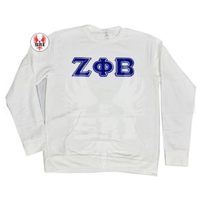 Zeta Phi Beta Sorority Chapter Sudadera con letras griegas Hermanas personalizadas Sorority Sudadera con letras griegas Sudadera de cuello redondo - Product Image 5