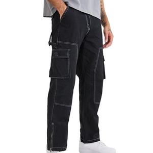 Pantalones Cargo para Hombre, Más Vendidos, con Múltiples Bolsillos, a la Moda, Casuales, Ligeros, 100% Algodón, Transpirables, para Invierno y Verano - Product Image 2