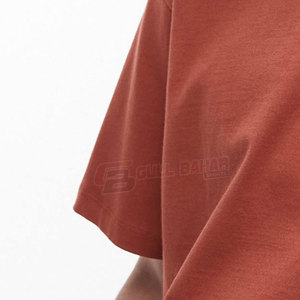 Camiseta de Manga Corta para Hombre, Secado Rápido, Transpirable, 230 g/m², Bordado Vintage, 100% Algodón, Lona Sólida de Alta Calidad - Product Image 5