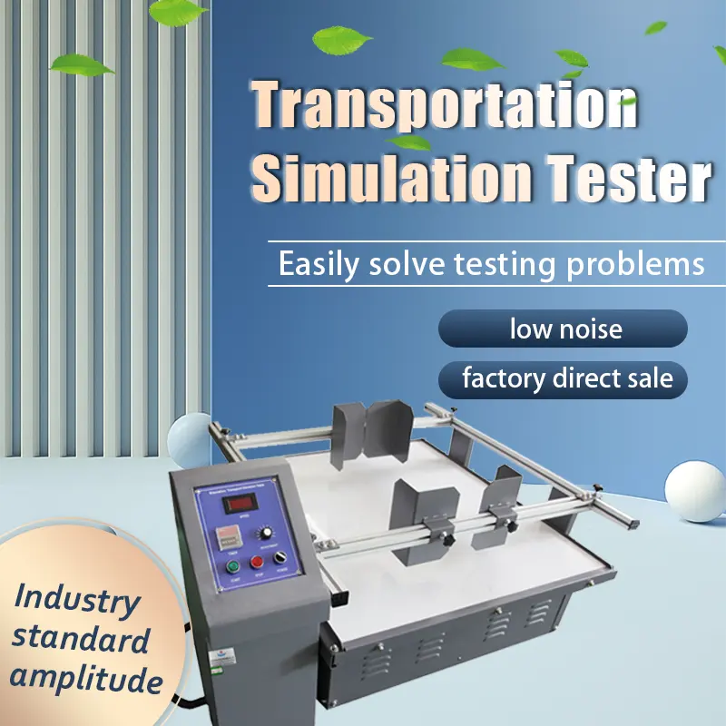 Simulation de table de secouage de transport automobile/testeur de test d'emballage de carton Machine d'essai de transport/secoueur de vibration