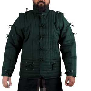 Vestes HEMA de haute qualité OEM ODM Escrime de protection Fabricant de vêtements d'arts martiaux de style gambeson Vestes Hema du Pakistan - Product Image 4