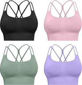 Premium Quality Ultra Comfortable Breathable <b>Women</b> Sports Bra with Front Logo for Running Yoga Training-Spandex/Nylon Material - Product Image 6