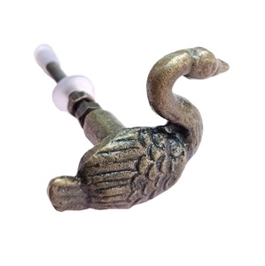 Boutons d'armoire en fonte d'animaux modernes et antiques poignée en laiton de canard pour armoire commode cuisine salle de bain salon utilisation - Product Image 2