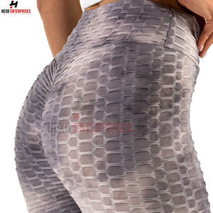 Mallas de Yoga de alta calidad para mujer, ropa de entrenamiento de cintura alta de Color sólido, mallas de diseño único, talla XL - Product Image 4
