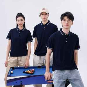 Camiseta Polo de Manga Corta con Bordado Personalizado, Color Sólido, Uniforme Corporativo para Hombre - Product Image 3
