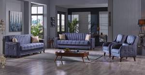 เตียงโซฟาขยายได้ทันสมัยสำหรับห้องนั่งเล่นที่สะดวกสบายสำหรับวิลล่า - Product Image 6