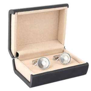 Boutons de manchette pour homme - Argent - Product Image 4