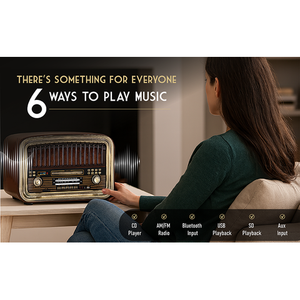 วิทยุออลอินวัน SoundBeast AM/FM เครื่องเล่นซีดี, ช่องต่อบลูทูธ, เล่นและบันทึกผ่าน USB, เล่นผ่านการ์ด SD, ช่องต่อ Aux - Product Image 4
