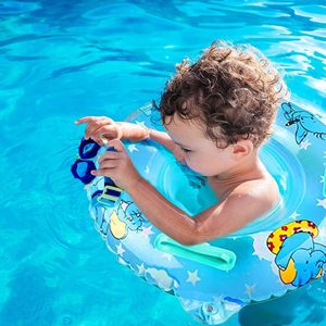 Trendy Summer Baby Swimming Float Ring <b>Inflatable</b> Safety Seat Infant <b>Pool</b> Float 6 to 36 Months Toddler Swim Trainer Aid - Product Image 5