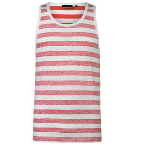 Vente en gros de débardeur pour hommes avec logo personnalisé débardeur Stringer en polyester pour l'entraînement et la gym - Product Image 1