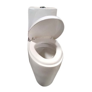 Цельный керамический туалет с двойным смывом, 117 - Product Image 5