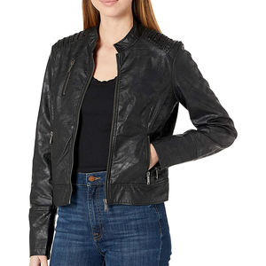 Veste à fermeture éclair vêtements en cuir mode dame veste en cuir vêtements d'hiver nouveau Style dames veste en cuir 2026 veste pour hommes - Product Image 4