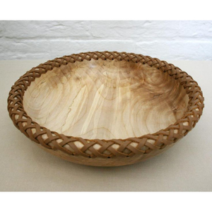 Exclusive Quality Round Wooden Salad Serving Bowl Ideal for Hotel Ware <b>Dinnerware</b> Pasta and Soup Kitchenware Dish - Product Image 1