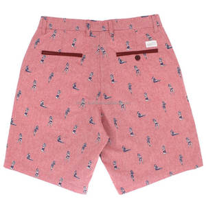 Pantalones cortos estampados de algodón para hombre con cintura elástica cómoda Casual High Street Style Cargo Trunks Design Canvas Fabric - Product Image 2