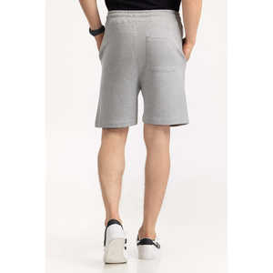 กางเกงขาสั้นทรงปกติผ้าฝ้าย 100% เอวยางยืด ระบายอากาศได้ดี สไตล์สตรีทแวร์สำหรับผู้ชาย ไซส์ XS และ XXS ลายกีฬาพร้อมโลโก้ - Product Image 5