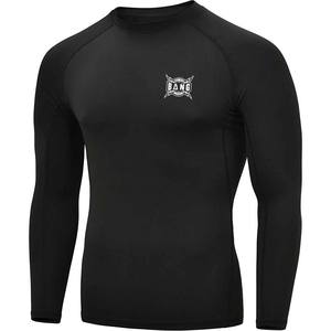 เสื้อยืดรัดรูป BJJ MMA ใส่ได้ทั้งชายและหญิงผ้าสแปนเด็กซ์แห้งเร็วระบายอากาศได้ดีชุดออกกำลังกายผ้าโพลีเอสเตอร์ - Product Image 1