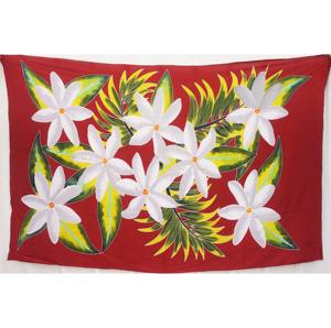 Pareos Hawaianos Pintados a Mano 100% Rayón de Alta Calidad, Ropa de Playa Personalizada al por Mayor, Cubierta para las Islas del Pacífico Asiático HPMU028-01-180 - Product Image 1