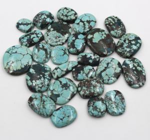 Cabujón de Turquesa de Alta Calidad, Color Cielo, Cristal Natural Curativo, Colgante al por Mayor para la Fabricación de Joyas - Product Image 2