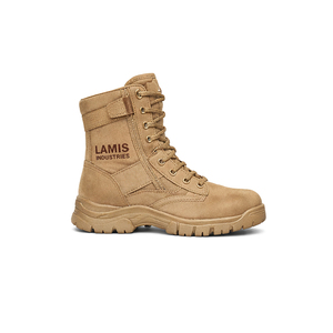 Nouvelles chaussures tactiques en cuir respirantes de sécurité élégantes et personnalisées avec logo pour hommes - Product Image 4