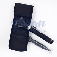 Top Selling Manual Fiber Optic LED Pocket Size ENT Diagnostic Otoscope 4X Magnifying Glass Lens Ear Examination System CE