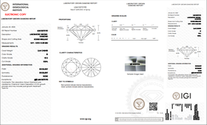 HPHT-CVD เพชรทรงกลมมีความคมชัดขนาด2.64กะรัตเพชรรูปตัว G สี VS2เพชรที่เจียระไนแบบหลวม - Product Image 5