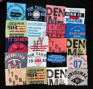 เสื้อยืดผู้ชายแบรนด์คุณภาพสูง ผ้าฝ้าย 100% ลายและสีผสม แฟชั่น เสื้อผ้าระบายอากาศ เป็นมิตรกับสิ่งแวดล้อม สต็อกล็อตสินค้าเหลือ - Product Image 5