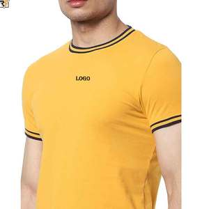 T-shirt vêtements de rue en coton vierge T-shirt surdimensionné à épaules tombantes impression de haute qualité personnalisée T-shirt lourd pour hommes - Product Image 6