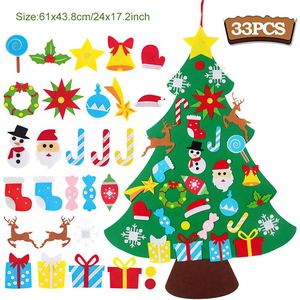 อุปกรณ์ DIY รู้สึกเหมือนต้นค<span class=keywords><strong>ริ</strong></span>สต์มาสอุปกรณ์ตกแต่งค<span class=keywords><strong>ริ</strong></span>สต์มาส<span class=keywords><strong>2022</strong></span>คริสต์มาส - Product Image 2