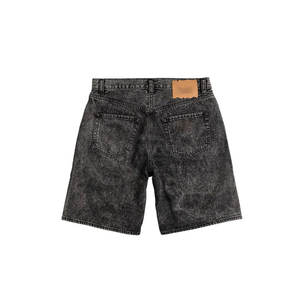 Venta en línea 100% pantalones cortos de mezclilla lavado ácido de algodón High Street Eco-Friendly patrón sólido bordado ropa de entrenamiento al aire libre - Product Image 2