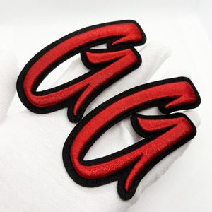 Écussons tissés personnalisables pour clubs, utilisation en extérieur, options de logo alphabet/fleur, toile écologique, haute qualité, délai de livraison rapide - Product Image 2