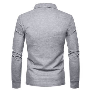 Chemise pour homme à manches longues, coupe ajustée, col boutonné, imprimé anti-rides, prix raisonnable, automne - Product Image 6