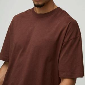 เสื้อยืดผู้ชายเนื้อผ้าระบายอากาศได้ดีกันยับเสื้อยืดคอกลมสำหรับ100% ลำลองโลโก้ได้ตามต้องการแฟชั่น - Product Image 3