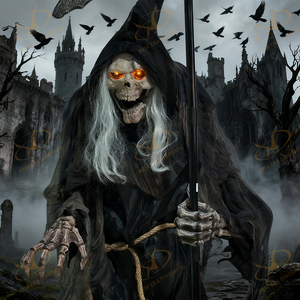 Usine directe personnalisé réaliste fantôme Zombie Animatronic accessoires d'horreur nouveauté Halloween maison hantée vente chaude - Product Image 5