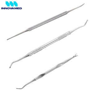 Limas de Podología para uñas encarnadas de acero inoxidable de doble extremo, 3 uds., instrumentos de curetas manuales, herramienta quirúrgica básica, uñas encarnadas - Product Image 5