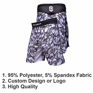 Vente en gros personnalisable Jeunes Cage Fight Arts martiaux Porter des shorts BJJ sublimés pour UFC No Gi Kickboxing Toutes les tailles MMA Training - Product Image 2