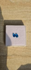 Piedra preciosa de cabujón de forma de mezcla de apatita de neón natural para hacer joyas cuentas de apatita azul facetadas y rosecuts - Product Image 4