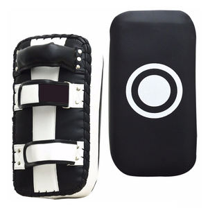 Coups de pied de boxe en cuir avec logo personnalisé Mma Coups de pied thaïlandais Tapis de boxe cible Équipement d'entraînement - Product Image 3