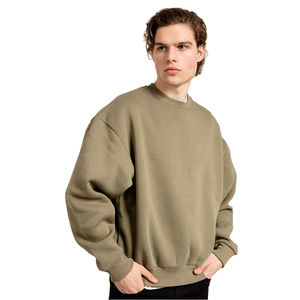 เสื้อกันหนาวผ้าฝ้าย100% สำหรับผู้ชาย, เสื้อสเวตเชิ้ตโอเวอร์ไซส์ผ้าคอตตอนสวมใส่สบายเป็นมิตรต่อสิ่งแวดล้อม - Product Image 3