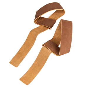 Sangles de poignet en cuir de vachette OEM pour la musculation avec fermeture à boucle et crochet antidérapante pour la salle de sport et l'entraînement - Protection complète - Product Image 2