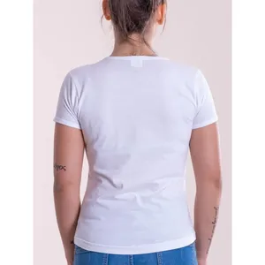 T-Shirt Personalizzata a Maniche Corte per Donna per Merchandising Promozionale - Product Image 4