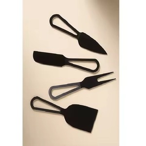 Juego de cuchillos de queso chapados en oro de acero inoxidable de diseño moderno Mango de calidad superior para restaurante y utensilios de cocina - Product Image 5