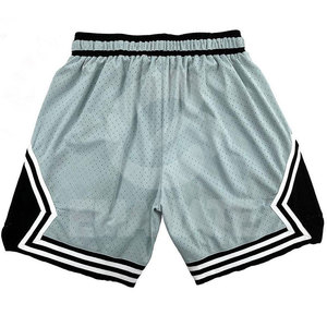 กางเกงบาสเก็ตบอลชายเอวสูง ชุดพิมพ์ลายปรับแต่งได้ ผ้าสเตรช แห้งเร็ว 100% โพลีเอสเตอร์ กางเกงกีฬาวิ่ง - Product Image 4