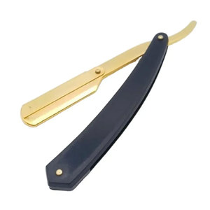 Precio de fábrica, nuevas maquinillas de afeitar profesionales para peluquero, borde de corte de pelo, Color negro, tornillo recubierto de oro fijo, servicio OEM - Product Image 6